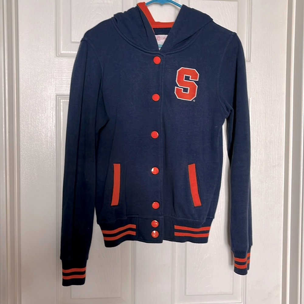 SU Syracuse University Letterman Hoodie